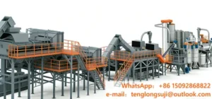 Máy tái chế chai PET 1200 - Sản lượng 1.2 tấn/giờ, tự động 90%, rửa sạch 99.5% cho nhà máy tái chế lớn Bình Phước